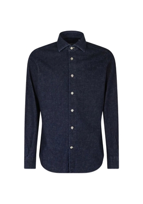 Eleventy long-sleeve denim shirt - Blue