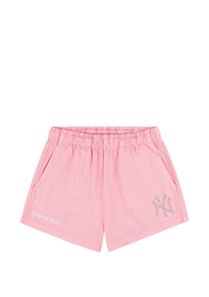 Sporty & Rich Yankees Krystal Disco shorts - Pink