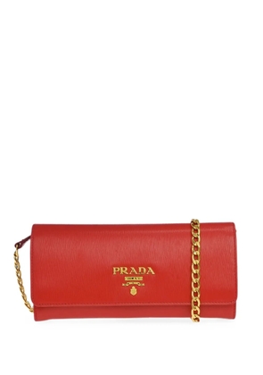 Prada Pre-Owned 1990-2000s Wallet on Chain shoulder bag - Red