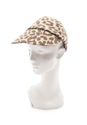 Christian Dior Pre-Owned leopard-pattern baseball cap - Neutrals