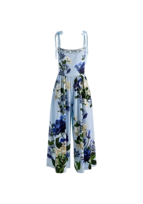 alice + olivia Rosalee floral-print jumpsuit - Blue