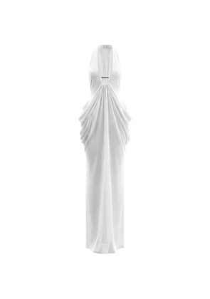 Atoir halterneck draped dress - White