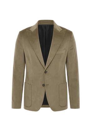Paolo Pecora single-breasted peaked-lapel blazer - Neutrals