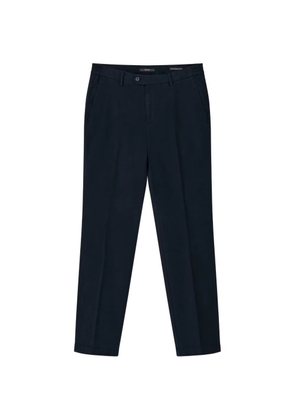 Boggi Milano trousers in stretch cotton tencel - Blue