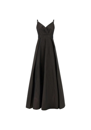 PINKO pleated-skirt sleeveless maxi dress - Black