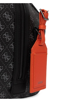 GUESS USA Milano Triangle logo-print holdall - Black