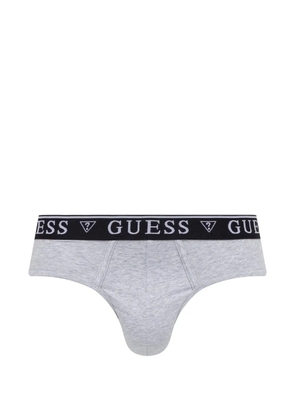 GUESS USA logo-waistband briefs (set of five) - Black