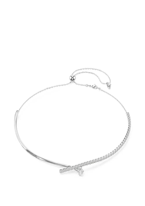 Swarovski crystal-embellished necklace - Silver