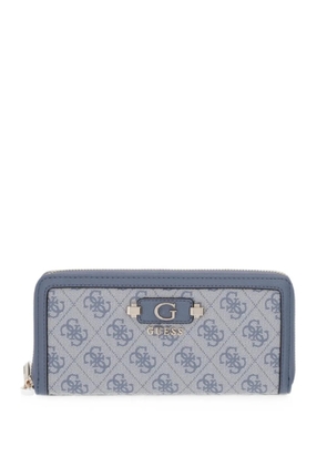 GUESS USA logo-print detachable-strap wallet - Blue
