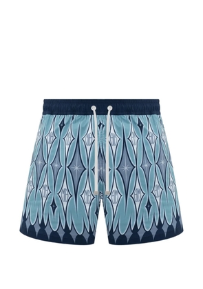 AMIRI argyle swim trunks - Blue