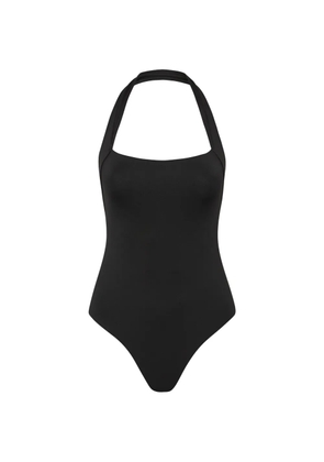 BONDI BORN Candice halterneck swimsuit - Black