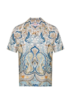 Orlebar Brown Maitan silk Fairground shirt - Neutrals