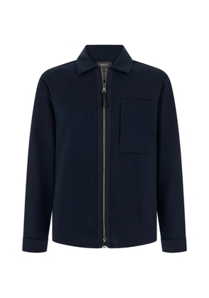 Boggi Milano shirt jacket WOOLTECH - Blue
