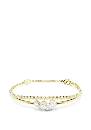 Swarovski crystal-embellished layered bracelets - Gold