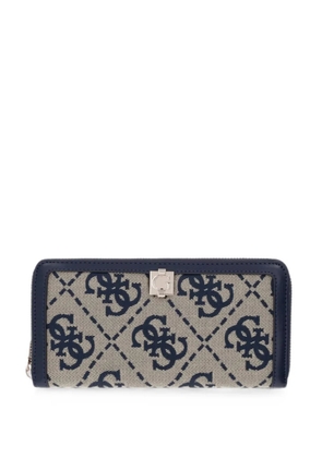 GUESS USA Audrey monogram-print wallet - Neutrals