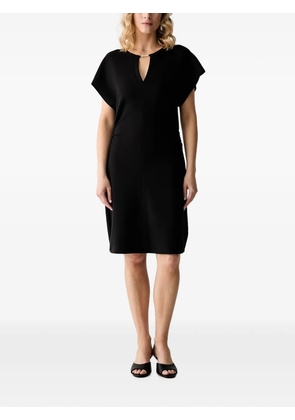 GUESS USA logo-plaque mini dress - Black