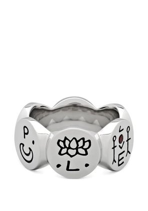 Tom Wood Simple Love engraved ring - Silver