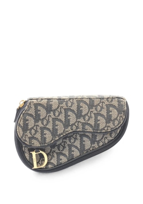 Christian Dior Pre-Owned 2000s Trotter Saddle pouch - Blue