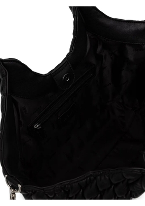 DKNY Paula quilted logo-tag tote bag - Black