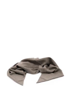 Brunello Cucinelli embellished cashmere scarf - Neutrals