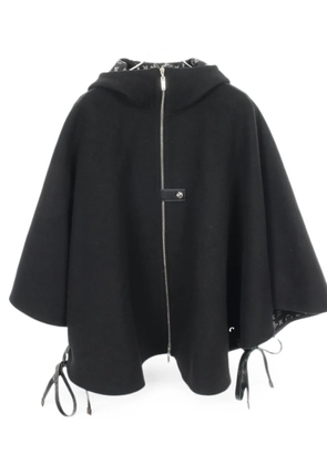 Louis Vuitton Pre-Owned 2010s zip-up hooded cape - Black
