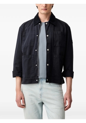 Marc O'Polo corduroy-collar patch-pocket jacket - Blue