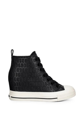 GUESS USA Sundae logo-print sneakers - Black