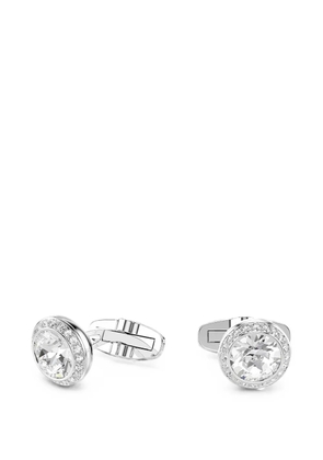 Swarovski crystal cufflinks - Silver