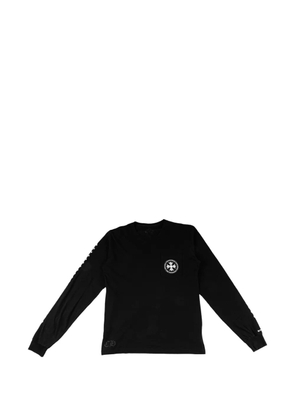 Chrome Hearts logo-print long-sleeve T-shirt - Black