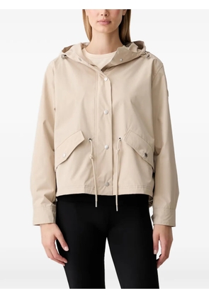 DKNY hooded drawstring jacket - Neutrals