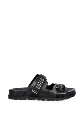 GUESS USA buckle-fastening flat sandals - Black