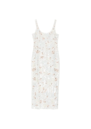 Needle & Thread Wisteria shimmer dress - Neutrals