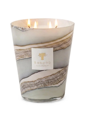 Baobab Collection Sand Sonora marble-effect four-wick candle (16cm) - Grey