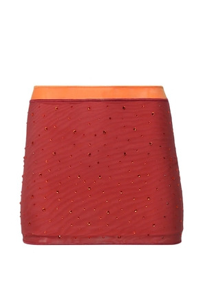 Oséree Double Gem mini skirt - Red