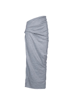 ENTIRE STUDIOS draped wool skirt - Grey