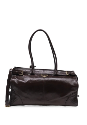 Prada Pre-Owned Bonnie strap-detail handbag - Brown