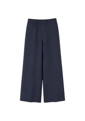 Gran Sasso elasticated-waist wide-leg trousers - Blue