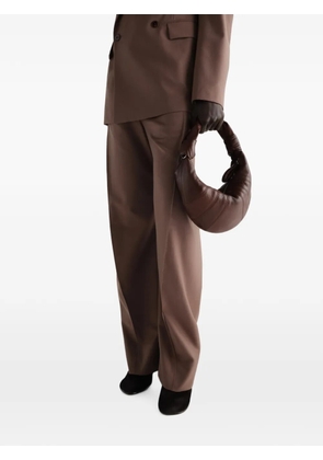 LEMAIRE mini Fortune Croissant bag in goat leather - Brown
