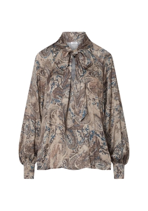 LIU JO printed satin blouse - Neutrals