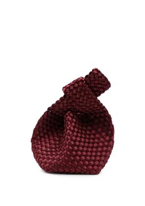 NAGHEDI Kyoto woven satin clutch bag - Red