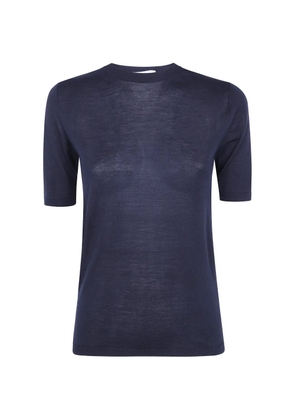 Max Mara short-sleeve sweater - Blue