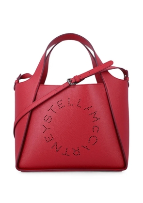 Stella McCartney perforated-logo tote bag - Red