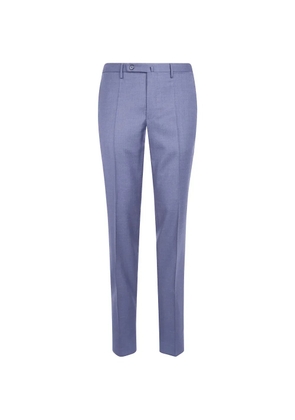 Incotex virgin wool tailored trousers - Blue