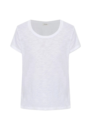 American Vintage crew-neck slub-texture T-shirt - White