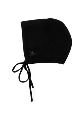 Simone Rocha crystal-embellished hat - Black