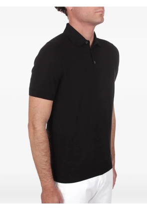 Gran Sasso short-sleeve polo shirt - Black