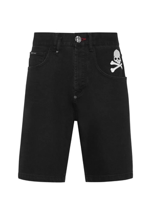 Philipp Plein denim Formentera shorts basics - Black