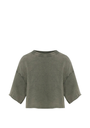 American Vintage loose-fit cropped T-shirt - Green