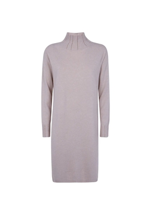 Fabiana Filippi bead-embellished high-neck mini dress - Neutrals