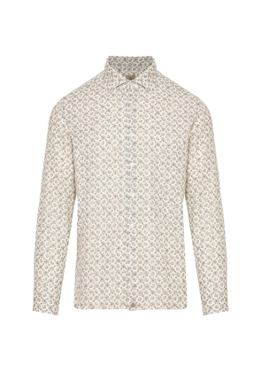 Sonrisa floral-print long-sleeve shirt - Neutrals